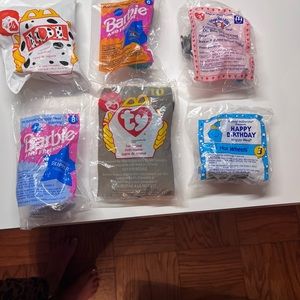 LOT OF 6  happy meal toys NEW in package collectibles